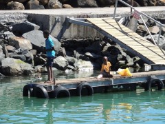 Boys Fishing in Gordan's Bay